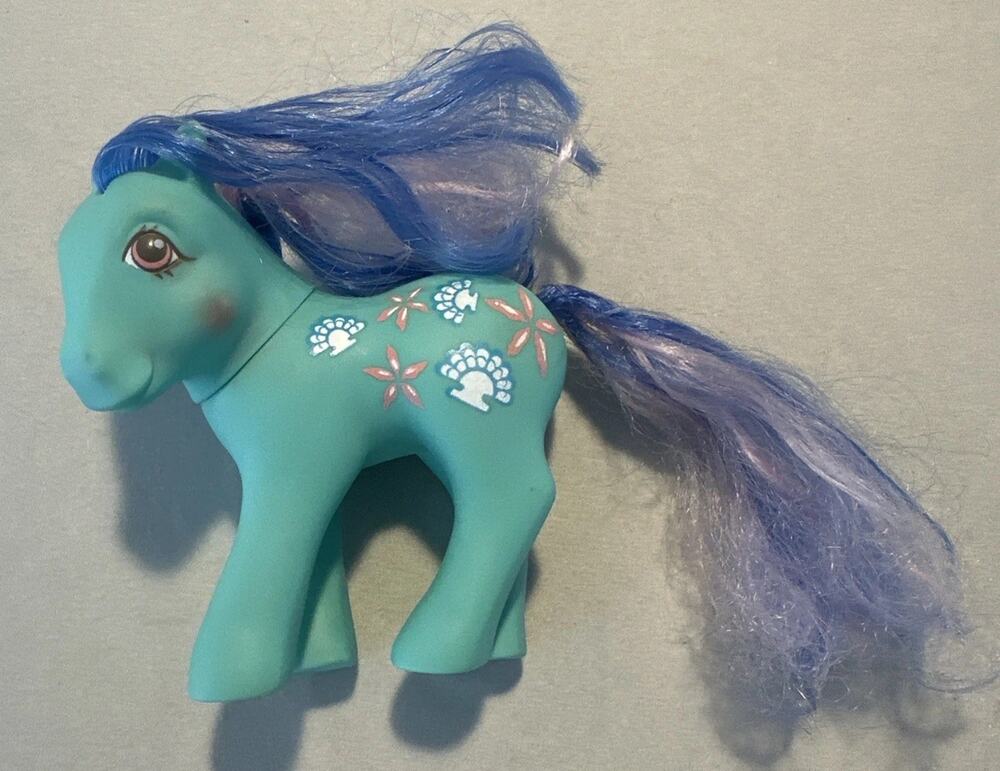 Vintage My Little Pony SEAFLOWER G1 Sunshine Pony Sea Shells MLP Hasbro 1987